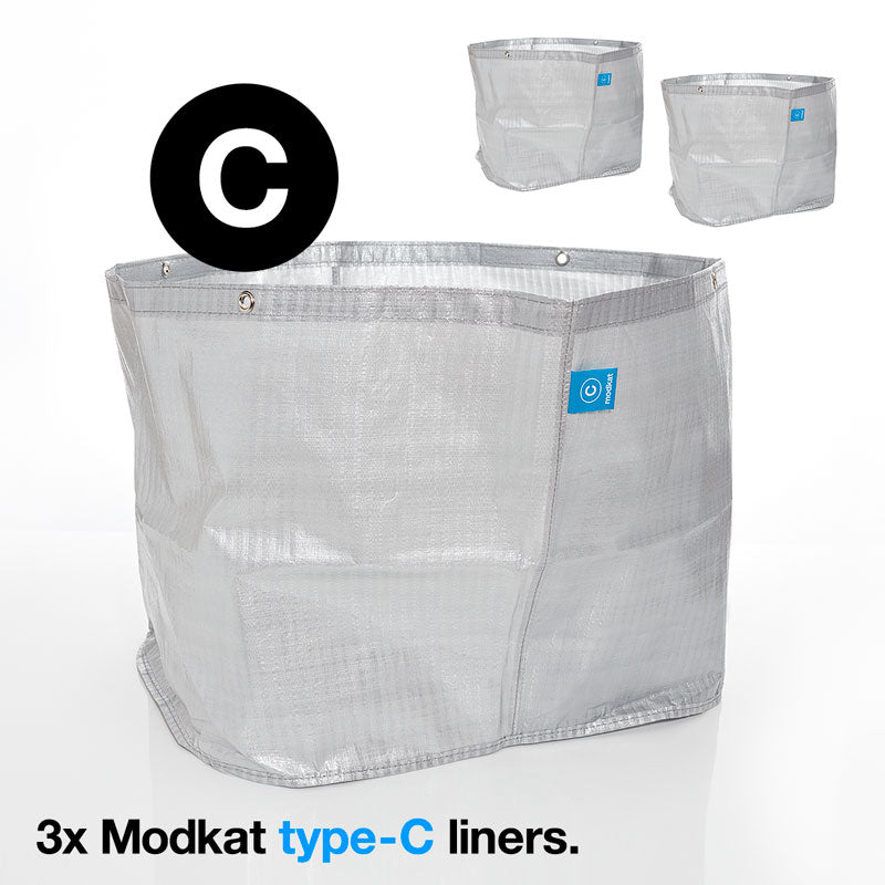 XL Top Entry Liners Type C 3 pack Modkat CA